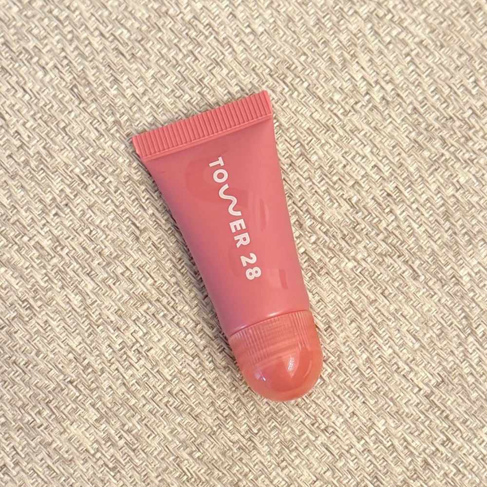 Tower 28 Lip Softie Tinted Lip Treatment Balm 5ml in Red Bean Mochi